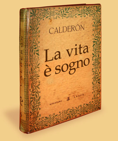 Libro 'La vita è sogno', di Pedro Calderón de la Barca